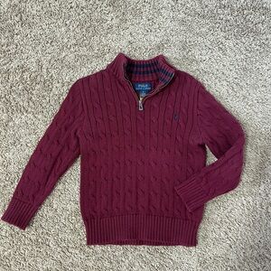 Polo by Ralph Lauren Kids Burgundy Sweater